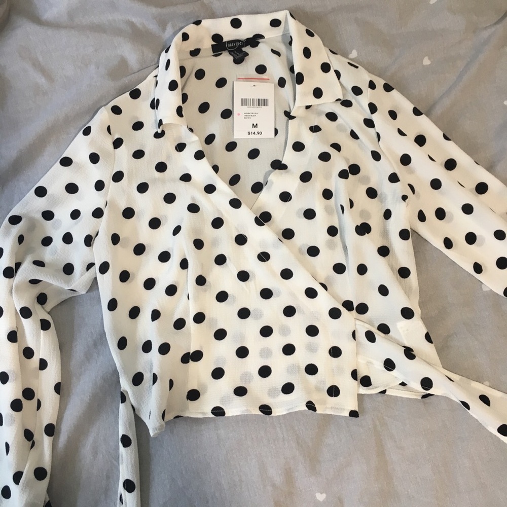 Polka dot top